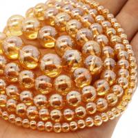 Grânulos de quartzo natural clara, Cristal branco, Roda, banhado, tamanho diferente para a escolha, laranja, Buraco:Aprox 1mm, vendido para Aprox 14.9 inchaltura Strand