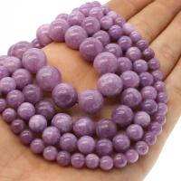 Lilac Gyöngyök Üveggyöngy, Kerek, különböző méretű a választás, lila, Lyuk:Kb 1mm, Naponta eladott Kb 14.9 inch Strand