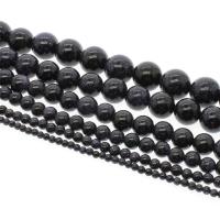 Blue Goldstone Beads, Ronde, verschillende grootte voor keus, Gat:Ca 1mm, Per verkocht Ca 14.9 inch Strand