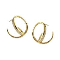 Sterling Silver Jewelry orecchino, 925 sterline d'argento, Sterling silver Inserisci, placcato, gioielli di moda & per la donna, nessuno, 1.83x1.87mm, 2Pairspaio/lotto, Venduto da lotto