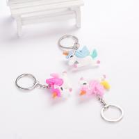 Key Chain, Meka PVC, s Cink Alloy, bez spolne razlike, više boja za izbor, 10cm, 9računala/Lot, Prodano By Lot