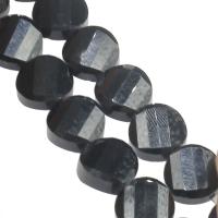 Abalorios de Cristal, Vidrio, Joyería & Bricolaje & facetas, Negro, 12x12x6mm, agujero:aproximado 1mm, 60PCs/Sarta, Vendido por Sarta