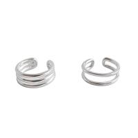 925 sterling zilver Oorbel clip, verschillende stijlen voor de keuze & voor vrouw, zilver, 3pC's/Lot, Verkocht door Lot