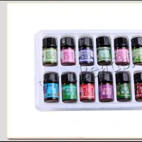 PC Kunststoff Aromatherapie Ätherische Öle Set, gemischt, 13x9cm, 12PCs/Box, verkauft von Box