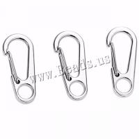 alliage de zinc Snap Hook fermoir, durable & bijoux de mode, protéger l'environnement, sans nickel, plomb et cadmium, 100m, 25PC/lot, Vendu par lot