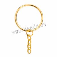 Eisen Key Schließe Einstellung, nachhaltiges & Modeschmuck & verschiedene Größen vorhanden, Goldfarbe, 200PCs/Menge, verkauft von Menge