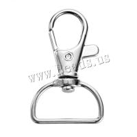 Fermoir porte clé en alliage de zinc, durable & bijoux de mode & normes différentes pour le choix, protéger l'environnement, sans nickel, plomb et cadmium, 500/lot, Vendu par lot