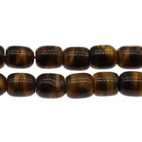 Tiger Eye Χάντρες, Μάτι της Τίγρης, κοσμήματα μόδας & DIY, 14x14x11mm, Τρύπα:Περίπου 1mm, Περίπου 27PCs/Strand, Sold Per Περίπου 14.9 inch Strand