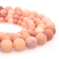 Peach Aventurine Korálek, Kolo, lesklý, DIY & různé velikosti pro výběr & různé styly pro výběr, růžový, Prodáno za Cca 15 inch Strand