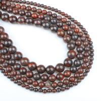 Red Jasper Bead, Runde, forskellig størrelse for valg, Hole:Ca. 1mm, Solgt Per Ca. 14.9 inch Strand