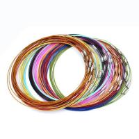 Cink Alloy Ogrlica Cord, možete DIY, više boja za izbor, 46cm, 10računala/Torba, Prodano By Torba