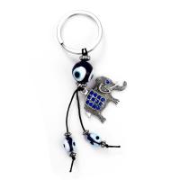 Key Chain, Zinc Alloy, epoxy sticker, Unisex, flere farver til valg, 2.5x3.6CM, Solgt af PC