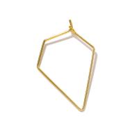 Messing Hoop Earring Components, gold plated, DIY & verschillende stijlen voor de keuze, metallic kleur plated, nikkel, lood en cadmium vrij, 18x32mm,20x26mm,23x35mm,26x39mm,18x38mm,21x39mm, 10pC's/Lot, Verkocht door Lot