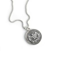 Sterling Silver Κολιέ, 925 ασημένιο ασήμι, με 1.96lnch επεκτατικού αλυσίδας, Flat Γύρος, αντίκες χρώμα επάργυρα, αλυσίδα μπάλα & για τη γυναίκα, 14.30mm, Sold Per Περίπου 15.7 inch Strand