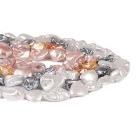 Pearl Shell Perle, poliert, keine, 10x20mm, ca. 20PCs/Strang, verkauft per ca. 16 ZollInch Strang