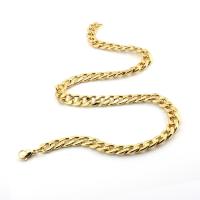 Stainless Steel Chain Ogrlica, Nehrđajući čelik, bez spolne razlike, više boja za izbor, 5računala/Lot, Prodano By Lot