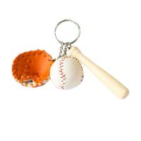 Key Chain, PU, Baseball, forgyldt, mode smykker & Unisex, flere farver til valg, Solgt af PC