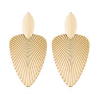 Zinc Alloy Drop Earrings Leaf gold color plated fashion jewelry & for woman nickel lead & cadmium free Sold By Pair