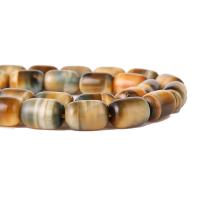 Tiger Eye Χάντρες, Μάτι της Τίγρης, Drum, γυαλισμένο, DIY & διαφορετικό μέγεθος για την επιλογή, περισσότερα χρώματα για την επιλογή, Sold Per Περίπου 15.3 inch Strand