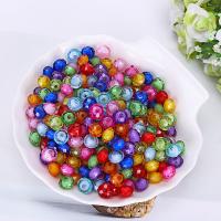 Perla u Bead Akril perle, pozlaćen, različite veličine za izbor & perla u perla, miješana boja, 500G/Torba, Prodano By Torba