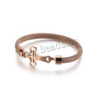 Nerūdijančio plieno Bangle, Nerūdijantis plienas, Kirsti, padengtą, moters, daugiau spalvų pasirinkimas, 6mm, Vidinis skersmuo:Apytiksliai 59mm, Pardavė PC