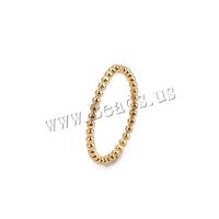 Stainless Steel Finger Ring plated & for woman 2mm Sold By PC