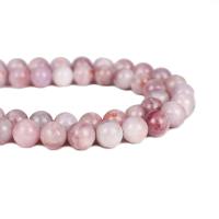 Kunzite Kraal, Ronde, DIY & verschillende grootte voor keus, Per verkocht Ca 15 inch Strand