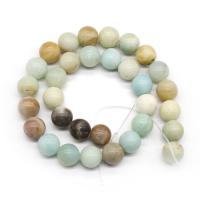 Perles amazonite, Rond, poli, DIY & normes différentes pour le choix, Vendu par Environ 15.7 pouce brin