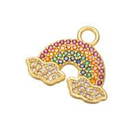 Rhinestone Brass Pendants gold color plated DIY & with rhinestone metallic color plated    Sold By Lot