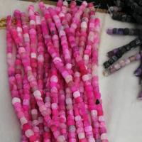 Natural Effloresce grânulos da ágata, ágata florescente, joias de moda & DIY, Mais cores pare escolha, 8mm, Aprox 48PCs/Strand, vendido para Aprox 14 inchaltura Strand