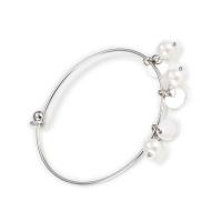 Bracelet en acier inoxydable, Acier inoxydable 304, pour femme, couleur originale, 6mm,10mm,8mm, Diamètre intérieur:Environ 62mm, Vendu par PC