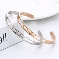 Cruach dhosmálta Bangle, 304 Cruach dhosmálta, plátáilte, unisex & log, dathanna níos mó le haghaidh rogha, 6x1.80mm, Trastomhas Istigh:Thart 65mm, Díolta De réir PC