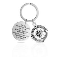 Stainless Steel chiave del catenaccio, 304 acciaio inox, unisex & formato differente per scelta & con modello lettera, colore originale, Venduto da PC