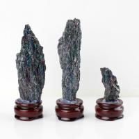 Craft Model Decoration Kyanite random style dark blue 40*75~40*140mm Approx 1mm Sold By Bag