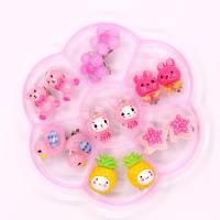 Resin Earring Clip for children 1.8cm Sold By Box