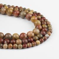 Gemstone šperky Korálky, Duha Jasper, Kolo, červeno-hnědá, 63/Strand, Prodáno By Strand