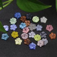 Edelsteen Bead Cap, Bloem, willekeurig verzonden & DIY, gemengde kleuren, 14mm, Verkocht door PC