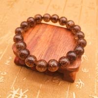 Quartz Bracelets Crackle Quartz Unisex brown 190mm Sold By PC