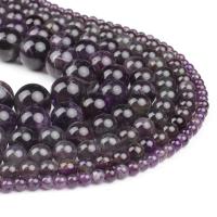 Quartzo natural grânulos, miçangas, Roda, roxo escuro, 98PC/Strand, vendido por Strand