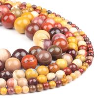 Yolk stenen kralen, Yolk Stone, Ronde, multi-gekleurde, 98PC/Strand, Verkocht door Strand