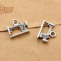 Zinc Alloy Tool Pendants antique silver color plated DIY nickel lead & cadmium free Sold By Bag