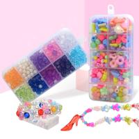 Bambini stringa fai da te perline Set, acrilico, DIY & per i bambini, nessuno, 128x66x22mm, Venduto da scatola