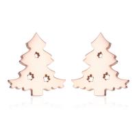 Roestvrij staal Stud Earrings, plated, verschillende stijlen voor de keuze & voor vrouw, meer kleuren voor de keuze, Verkocht door pair