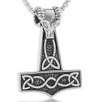 Pendants Tíotáiniam, Cruach Tíotáiniam, Hammer Thor s, plátáilte, snasta & méid éagsúla do rogha, dathanna níos mó le haghaidh rogha, Díolta De réir PC