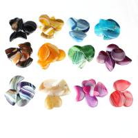 Gemstone Hängen Smycken, Agat, fler färger för val, 30~55mm, 5PC/Bag, Säljs av Bag