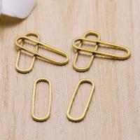 Brass Lodde Jumpring, Messing, du kan DIY, oprindelige farve, nikkel, bly & cadmium fri, 20x6x1mm, 100pc'er/Bag, Solgt af Bag