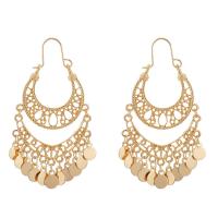 Zinc Alloy Drop Earrings gold color plated for woman nickel lead & cadmium free Sold By Pair