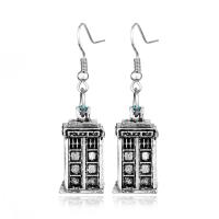 Zinc Alloy Drop Earrings plated for woman nickel lead & cadmium free Sold By Pair