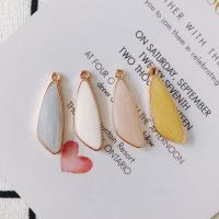 Zinc Alloy Pendants gold color plated DIY & enamel nickel lead & cadmium free Sold By Bag