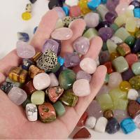 Gemstone Cabochons, Ædelsten, forskellige mængder til valg & du kan DIY, blandede farver, Solgt af Bag